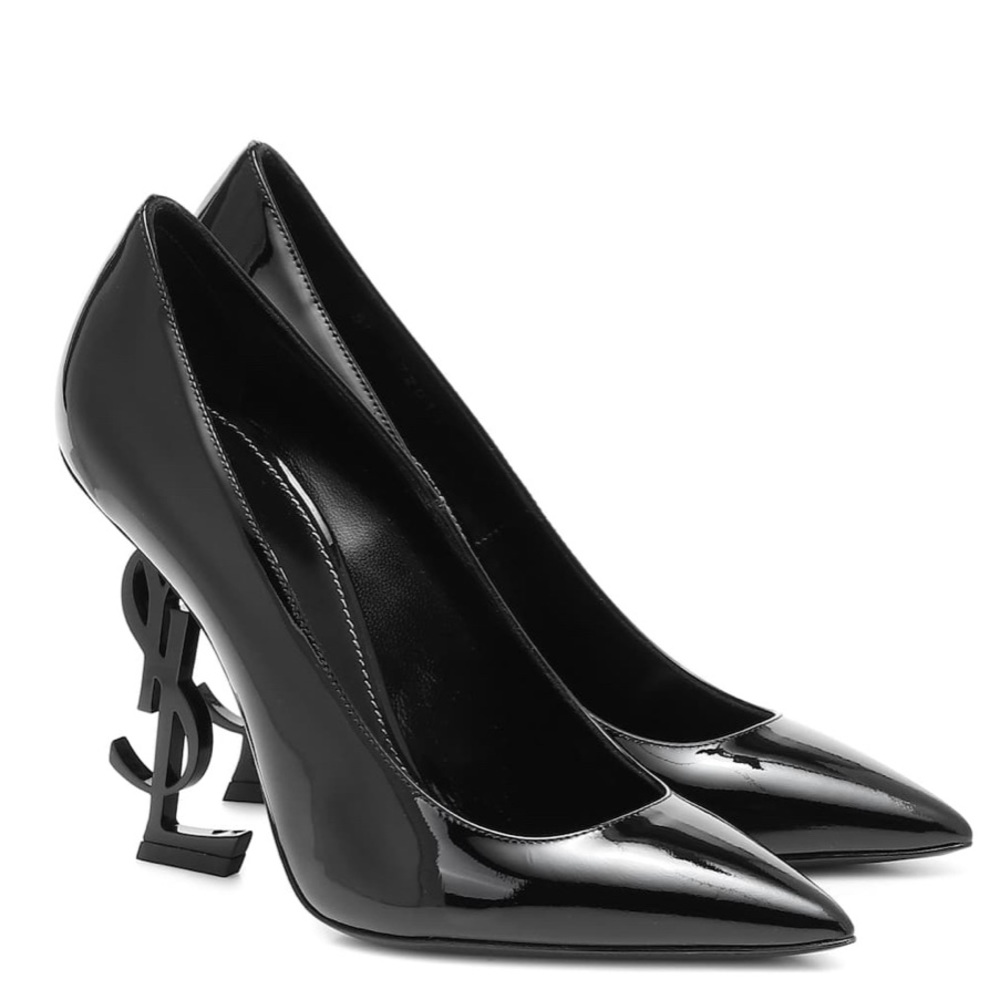 YSL SAINT LAURENT Opyum 110 patent leather pumps